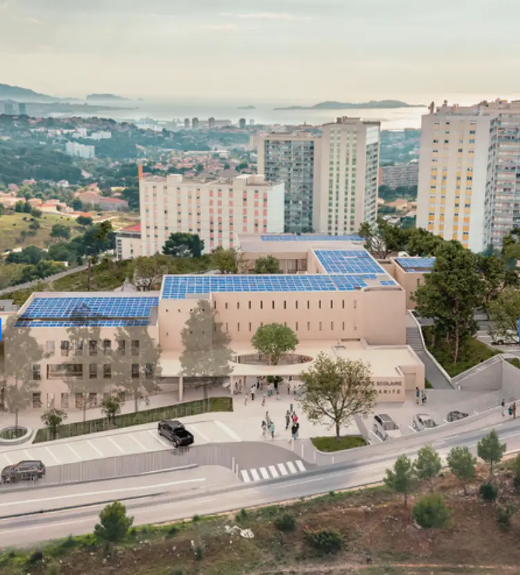 Réhabilitation et extension du groupe scolaire Solidarité - Marseille Bérim
